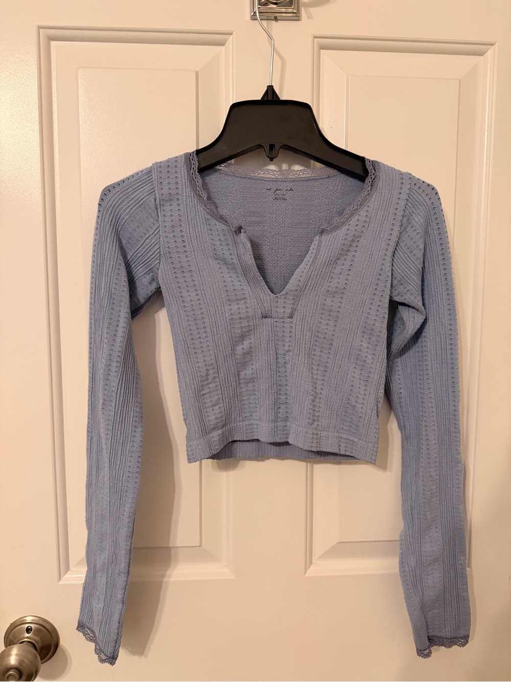 Out From Under Blue Long Sleeve Top